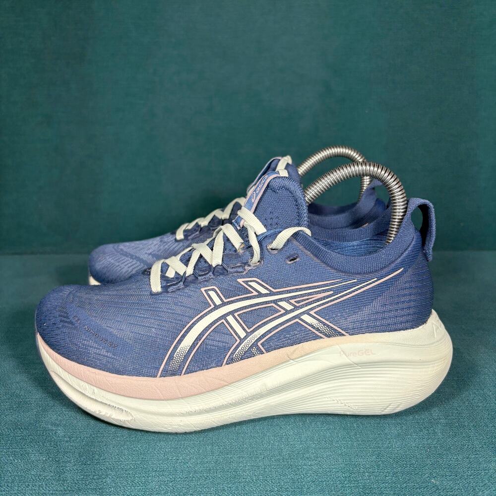 ASICS GEL-Nimbus 27 Deep Ocean Blue Womens Size 6 1012B825